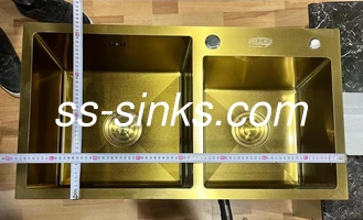 780*430mm ইত্যাদি আধুনিক নির্মাণ আয়তক্ষেত্রাকার রান্নাঘর সিঙ্ক স্টেইনলেস