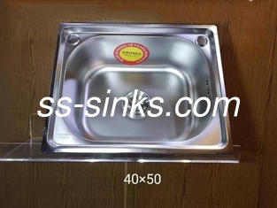 Topmount রান্নাঘর সিঙ্ক একক বাটি সঙ্গে ড্রেনবোর্ড 30 X 17 ইঞ্চি এক বা দুই গর্ত সঙ্গে ড্রেনবোর্ড সঙ্গে রান্নাঘর সিঙ্ক