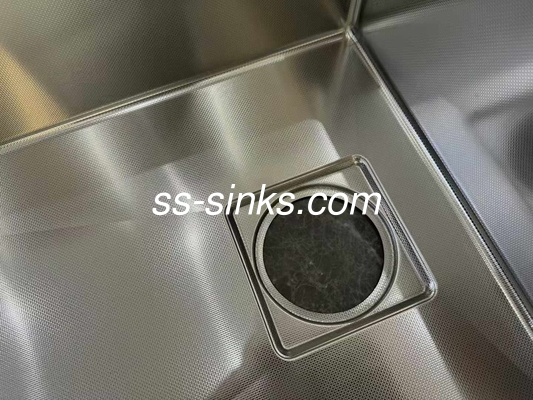 ডাবল মাউন্ট সিরিজ 304 একক বাটি গভীর বাটি হস্তনির্মিত রান্নাঘর সিঙ্ক