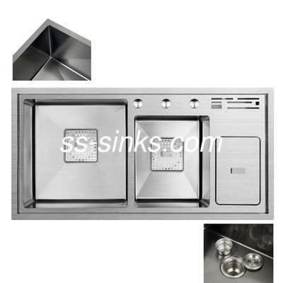 হ্যান্ডমেড কিচেন সিঙ্ক উইথ ড্রেইনবোর্ড: চূড়ান্ত বাথরুম ফ্লোর ড্রেইন স্ট্রেইনার সমাধান