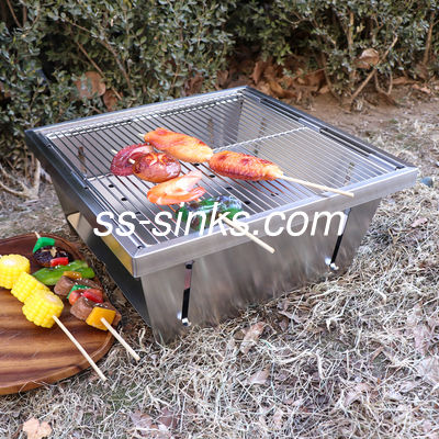 OEM পোর্টেবল চারকোল গ্রিল আউটডোর BBQ সরঞ্জাম রান্নাঘর রান্না
