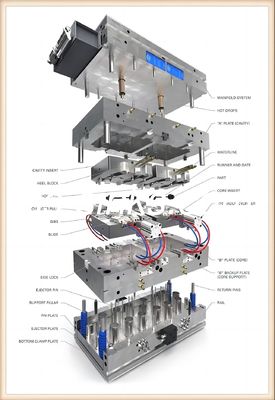 CAD CNC ইস্পাত উপাদান রান্নাঘর সিঙ্ক ছাঁচ ডাই কাস্টিং ছাঁচ