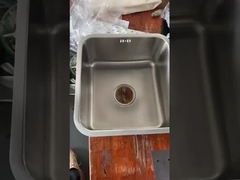 40 * 40 সেমি স্কয়ার সিঙ্গল বোল আন্ডারমাউন্ট সিঙ্ক ক্যাবিনেটের জন্য ইনস্টল করা সহজ