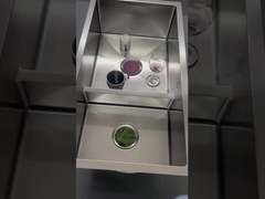 হস্তনির্মিত রান্নাঘর সিঙ্ক ডাবল বাটি সিঙ্ক অ্যান্টি-রস্ট পরীক্ষা